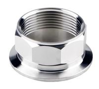zorfar Hex 1/4 3/8 1/2-2 "BSPT hembra x0.5 0,75 1 1,5 2" Tri abrazadera SUS304 conector de instalación de tuberías sanitarias de acero inoxidable Homebrew 1 Uds(K25.4mm(0.5 Inch TC),1/4")
