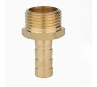 zorfar M10/12/14/16/18/20/22 Metric Male To 6 8 10 12-19 Mm Hose Barb Brass Coupler Pipe Fitting Nipple Connetor Water Gas Fuel 1PCS(10mm Barb,M12x1.75mm)