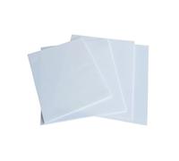 zorfar Película/Hoja/Tablero/Bloque de PTFE Blanco, Espesor 0,2-30 mm, Aislamiento de Polytef y Placa de Junta anticorrosión for Uso Industrial(100x200x10mm(1Pcs))