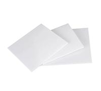 zorfar Película/Hoja/Tablero de PTFE de Alta Temperatura: 0,3/0,5/1/1,5/2/3/4/5/6/8/10/15/20 mm de Espesor, Placa de plástico Industrial Resistente a la corrosión(6x200x200mm-1pcs)