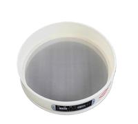 zorfar Tamiz de plástico PVC de nailon, tamiz de muestra, tamiz de harina, tamiz estándar de laboratorio, filtro ultrafino de malla 6-500 de 20 cm(80 mesh (0.2mm))