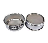 zorfar Tamiz de prueba de laboratorio estándar 304 SUS, malla de filtro, marco cromado, muestreo, inspección, tamiz de farmacopea, diámetro 10 cm(600Mesh(0.026mm))