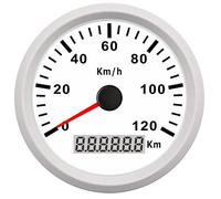 zorfar Velocímetro GPS for coche, indicador Digital resistente al agua de acero inoxidable, pantalla LCD for coche, camión, barco, ATV, UTV, retroiluminación roja, 12V, 24V