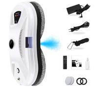 Zorive Robot Limpiacristales - Limpiacristales Robot de Chorro de Agua Automático, con Mando a Distancia, Fuerte Adsorción 5600Pa, Limpiacristales Totalmente Automático, para Ventanas, Tejas
