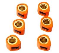 Zorlun 6 contrapesos for rodillos de variador carreras (20 x 15 mm, 8 g, 10, 13, y 19 g), compatibles con Malaguti 125, Blog, Centro LE, F18 Warrior 125cc 150cc(20x15mm 19g)
