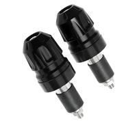 Zorlun Bloque de equilibrio anticaída for manillar motocicleta, contrapesos extremo barra, accesorios modificación CNC compatibles con SYM Husky ADV150 ADV300(Black)