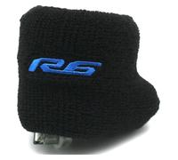 Zorlun Cubierta del calcetín depósito freno de aceite líquido delantero la motocicleta compatible con YZF-R6 2000-2023 YZF R6 YZF600 2006 2007 2008 2009 todos los años(3)