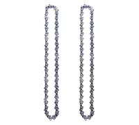Zorlun Juego de barra guía y cadena motosierra 8 pulgadas, eslabón transmisión 45, sierra eléctrica 1/4''P for sin escobillas, cortadora madera, repuesto(2x Chains)
