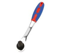 Zorlun Llave de trinquete reversible, llave hexagonal con mango goma suave, 4 mm, 5, 6, 8, 10, 12, 14 y 17(7mm)