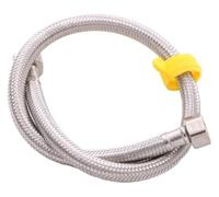 Zorlun Manguera de entrada agua trenzada acero inoxidable, 10 hebras, 18 cables, manguera caliente y fría for calentador(50cm)