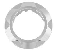 Zorlun Piezas de motocicleta CNC, cerradura puerta eléctrica, protección, anillo decorativo for interruptor llave, compatible con TMAX530 TMAX500 T-MAX530 T-MAX500(Silver)