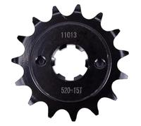Zorlun Piñón delantero de 15 dientes compatible con NS250 FEMC11 NSR250 RGMC16 RK2MC18 RRR3 SMC28 520 Cadena transmisión motocicleta