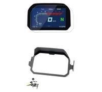 Zorlun Protector de pantalla for marco antirrobo medidor, piezas protección compatibles con R1250GS, R 1250 GS Adventure, R1200GS LC ADV, 1200 GSA(Black1)