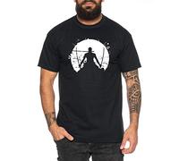 Zoro Moon One Manga Camiseta Luffy de Hombre Anime Piece, Farbe2:Negro, Größe2:Large