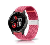 ZoRoll 20mm Correa Compatibile con Garmin Vivoactive 6/Vivoactive 5/Approach S50/vívomove/Venu Sq 2 Music, Nylon Pulsera Woven Correas para Garmin Forerunner 570 42mm/165/245/645