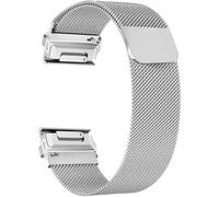 ZoRoll 20mm Correa QuickFit para Garmin Fenix 8 43mm/7S Pro Solar/7S/6S/6S Pro/5S, Correas de Reloj de Acero Inoxidable Malla Bandas para Garmin Approach S70 42 mm/Descent Mk3S - Plata(S)