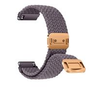 ZoRoll 20mm Nylon Correa Reloj para Amazfit Active 2/Active/GTS 4/4 Mini/3/2/2e/GTR/Bip 3/Pro, con Cierre Magnético, Trenzada Pulsera Repuesto, Bandas für Garmin Vivoactive 6/5 - Morado83#