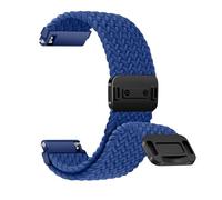 ZoRoll 20mm Nylon Correa Reloj para Amazfit Active 2/Active/GTS 4/4 Mini/3/2/2e/GTR/Bip 3/Pro, con Cierre Magnético, Trenzada Pulsera Repuesto, Bandas für Garmin Vivoactive 6/5 - Azul 2#