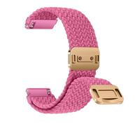 ZoRoll 20mm Nylon Correa Reloj para Amazfit Active 2/Active/GTS 4/4 Mini/3/2/2e/GTR/Bip 3/Pro, con Cierre Magnético, Trenzada Pulsera Repuesto, Bandas für Garmin Vivoactive 6/5 - Rosa brillante4#