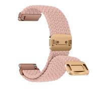ZoRoll 20mm Nylon Correa Reloj para Amazfit Active 2/Active/GTS 4/4 Mini/3/2/2e/GTR/Bip 3/Pro, con Cierre Magnético, Trenzada Pulsera Repuesto, Bandas für Garmin Vivoactive 6/5 - Rosa 85#