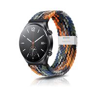 ZoRoll 22mm Armband para Xiaomi S4/S3/Redmi Watch 5 Active/Lite, 2/2 Pro, Gegeflochtenes verstellbares Nylon Ersatzband für Garmin Forerunner 265 - bunt
