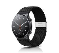 ZoRoll 22mm Correa Compatibile con Xiaomi Watch S4/Redmi Watch 5 Active/5 Lite/Watch S3/Watch 2/2 Pro, Nylon Pulsera Woven Correas Compatibile con Garmin Forerunner 265 - Negro