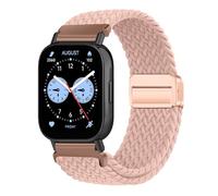 ZoRoll 22mm Nylon Correa para Xiaomi Redmi Watch 5 Active/5 Lite/S4, con Cierre Magnético, Repuesto Trenzada Pulsera Reloj Bandas, Brazalete Correa para Xiaomi Watch S4 /S3/2/2 Pro - Rosa 85#