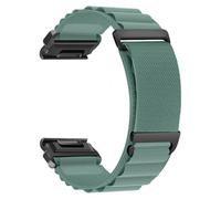 ZoRoll 26mm QuickFit Correa para Garmin Fenix 8 51mm/7X Pro/7X/6X/6X Pro/5X, Pulsera de Reloj Nailon con Gancho G, Ajustables Bandas Correas para Garmin Tactix 8 51mm/Quatix/Descent - Verde claro