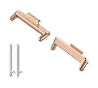 ZoRoll Adaptador de Correa para 20mm Huawei Watch Fit 4/Fit 4pro/Fit 3, [2 Piezas] Conector de Metal Acero Inoxidable Reemplazable Conector Compatibile con Huawei Watch Fit 4/4 pro/ 3 - Or Rosa