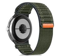 ZoRoll Correa de Nailon Compatible con Google Pixel Watch 3 45 mm, Pulsera de Reemplazable para Hombre y Mujer, Correa Elástica de Nailon para Google Pixel Watch 3 45 mm - Verde Militar