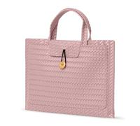 ZoRoll Funda Portátil para Laptop 15/16 Pulgadas, Funda Cuero PU, Funda Protectora Portátil Netbooks Caso para MacBook Air Pro 15.6"/16" M5 M4 M3 M2 M1 Pro MAX DELL Lenovo HP Sony Acer ASUS - (Rosa)