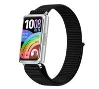 ZoRoll Nylon Correa Compatibile con Huawei Band 11 pro/11, Banda de Relojes Pulsera de Nailon Ajustable Correas para Huawei Band 11pro / 11 -Negro
