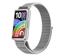 ZoRoll Nylon Correa Compatibile con Huawei Band 11 pro/11, Banda de Relojes Pulsera de Nailon Ajustable Correas para Huawei Band 11pro / 11 -Blanco crema