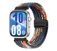 ZoRoll Nylon Correa Compatibile con Huawei Watch Fit 5/5 pro/4/4 pro/3, con Cierre Magnético, Trenzada Repuesto Pulsera Reloj, Bandas para Huawei Watch Fit 5pro/4pro/5/4/3 - Multicolor Denim 50#