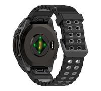 ZoRoll QuickFit 22mm Correas para Garmin Fenix 8 pro8 47mm7pro765, Silicona Correa Pulsera para Garmin Tactix 8 47mmQuatix 8 47mmForerunner 970965955Approach S60S70Descent - NegruzcoGris