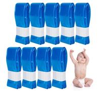 Zorplex 9 Piezas Recambios Contenedor de Pañales, de Papelera Pañales Bebe 7 Capas Engrosadas, instalación sin complicaciones, Compatible con Twist & Click, Todas las Marcas y Modelos