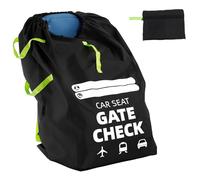 Zorplex Bolsa de Viaje para Asiento de Coche, Bolsa Premium para Sillas de Bebé, Convertible y Elevador, Impermeable con Correa de Hombro, Ideal para Viajar en Avión