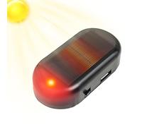 ZORQ Alarma Coche,Luces LED Advertencia Alarma simulada | Luces LED Seguridad, lámpara Falsa con Puerto USB, luz LED Seguridad Intermitente para Advertencia automotriz