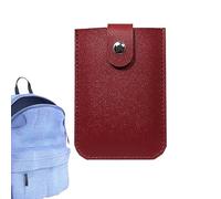 ZORQ Cartera extraíble para tarjetas de crédito | 6 ranuras portátil delgada con botón de presión, cartera deslizante para tarjetas de membresía, tarjetas de identificación, cartera con botón pulsador