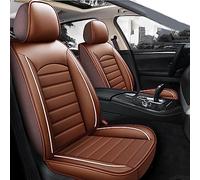 ZORQ Coche Cuero Juegos Cubreasientos para Audi A3 8P A5 A6 4F C5 C7 C6 Avant A4 B6 B7 B8 Lujo Fundas Moda Estilo Impermeable Asiento Protector Accesorios, Coffee Style