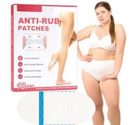 ZORQ Parches de muslos para rozaduras, cinta transparente, almohadillas para muslos, pasta autoadhesiva antidesgaste, talón antidesgaste, bandas impermeables para muslos, protección contra rozaduras