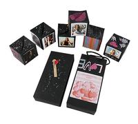 ZORQ Regalo Negras | Caja Broma Que rebota,Embalaje Regalo cumpleaños Caja Negra, Papel Regalo para Navidad, Bodas, Halloween, Regalo cumpleaños