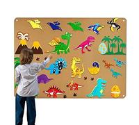 ZORQ Tablero de Fieltro de Enseñanza para Niños, Juego de Tableros de Fieltro de Animales de Granja,Kit de juego interactivo de enseñanza de narración de cuentos para actividades de niños pequeños |