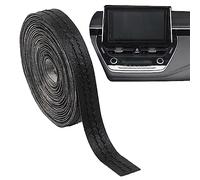 ZORQ Tira de moldura interior de coche, decoración de salpicadero de automóvil, diseño adhesivo para molduras interiores de automóviles, cuero de alta calidad, fabricación de bricolaje para volante,
