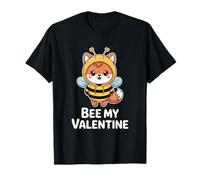 Zorro Abeja día de San Valentín Abeja My Valentine Love Camiseta