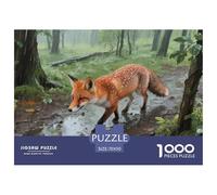 Zorro Ártico Puzzles Imposible,desafío para Adultos Juego EduGatoivo 1000 Piezas Obra De Arte De Juego De para Adultos Y Niños Mayores De 12 Años 70x50cm/1000pcs