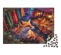 Zorro de Mercado Puzzle de 1000 Piezas Papel para Adultos Escena Bazar Exótico Relajante Decoración Hogar Regalo Puzzle para Toda la Familia 52x38cm/1000pcs