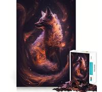 Zorro de Nueve Colas en el Espacio, Rompecabezas de 1000 Piezas para Adultos, Regalos, Juego de ingenio, Ocio, diversión, Calidad, diseño Atractivo (38x26cm)