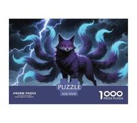 Zorro de Nueve Colas Puzzle Imposible,desafío para Adultos Entretenimiento Creativo 1000 Piezas Obra De Arte De Juego De para Adultos Y Niños A Partir De 12 Años 70x50cm/1000pcs