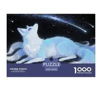 Zorro de Nueve Colas Puzzles Imposible,desafío for Adults Entretenimiento Creativo 1000 Piezas Obra De Arte De Juego De para Adultos Y Niños Mayores De 12 Años 70x50cm/1000pcs